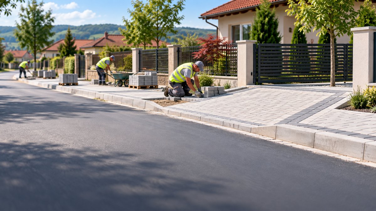 Construire trotuare și accesuri lot II
